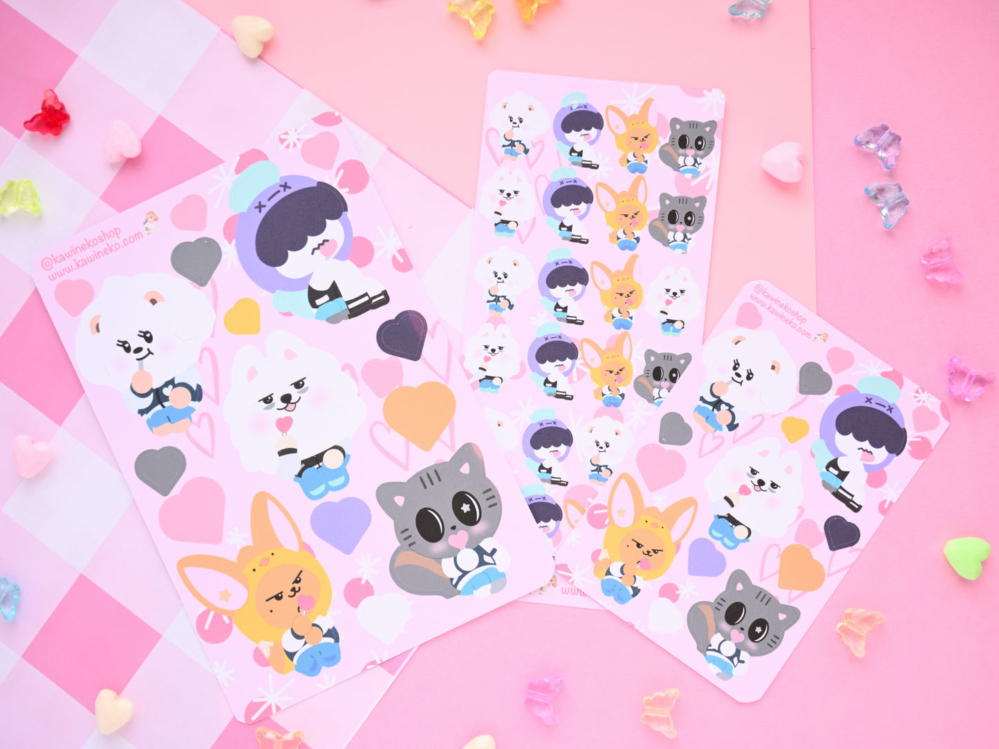 TxT animals stickers Tomorrow x Together PPULBATU sticker sheet