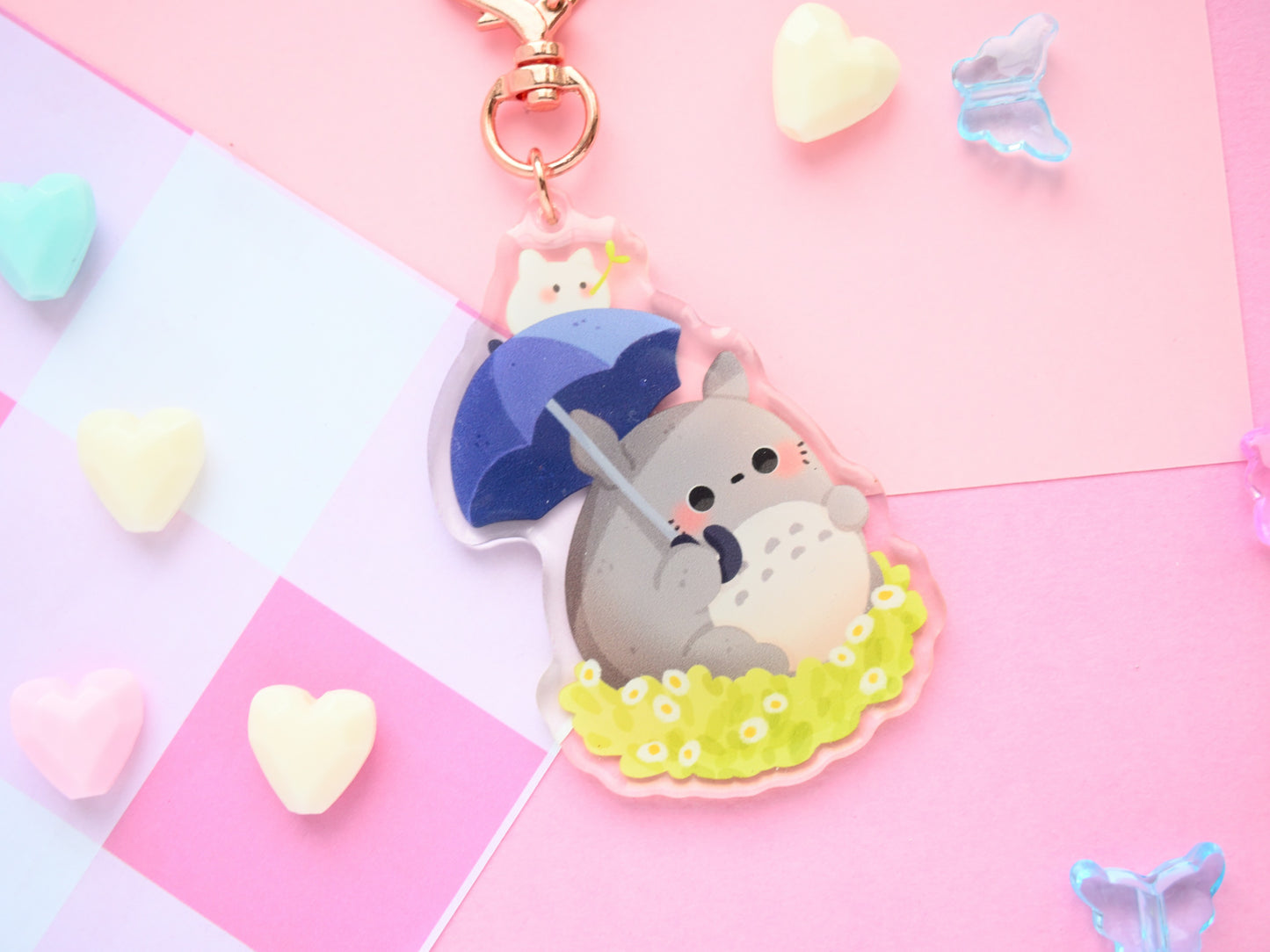 Totoro keychain charm anime manga accessories