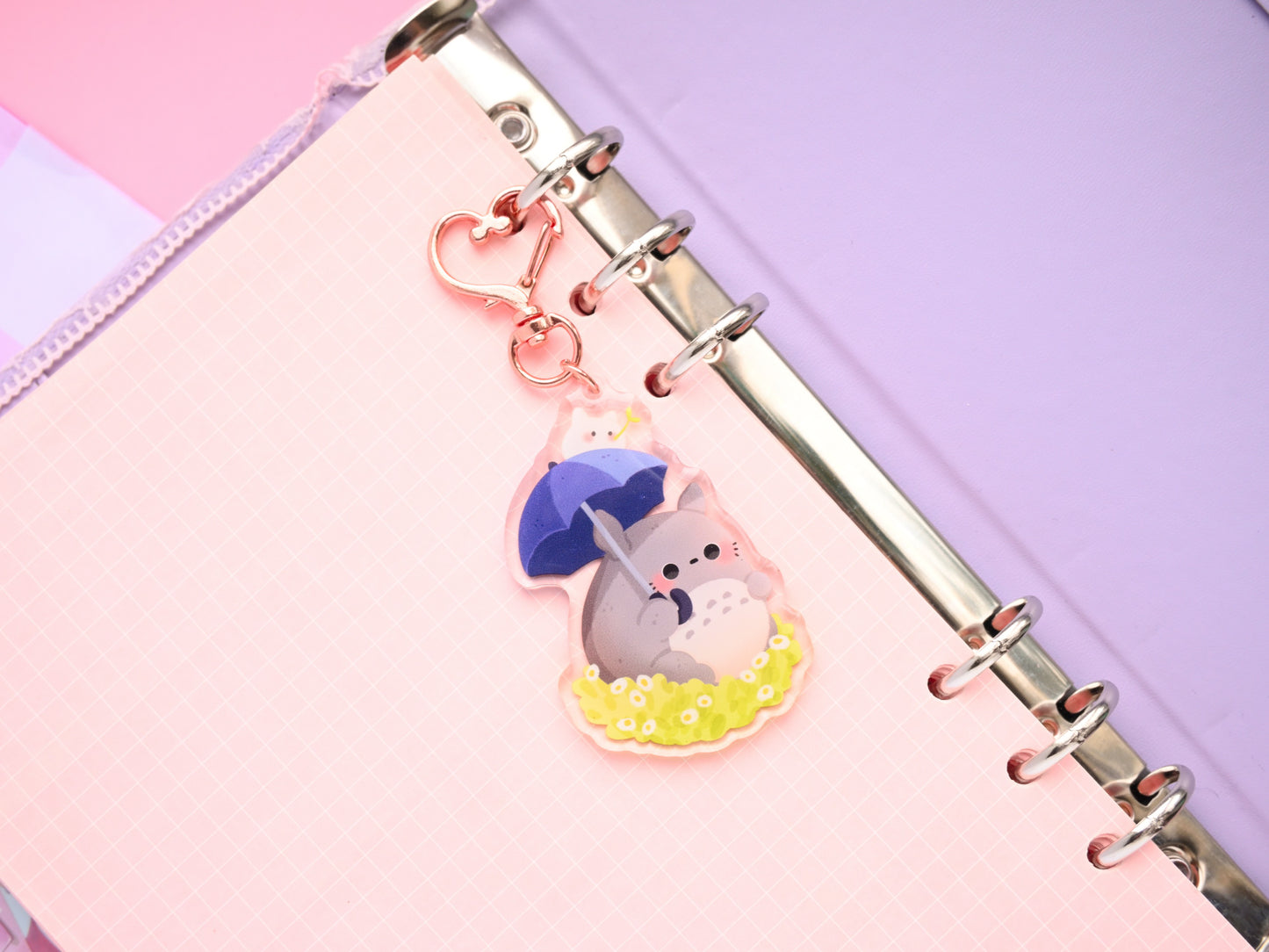 Totoro keychain charm anime manga accessories