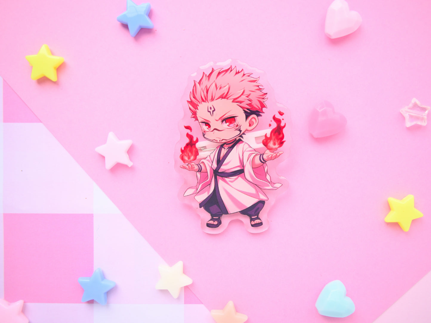 acrylic pin Sukuna anime manga JJK Jujutsu Kaisen accessories