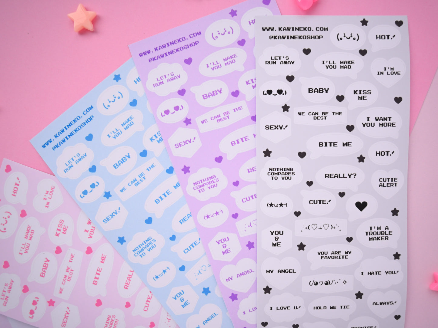 text bubble speech messages sticker sheet polcos toploaders planner journaling