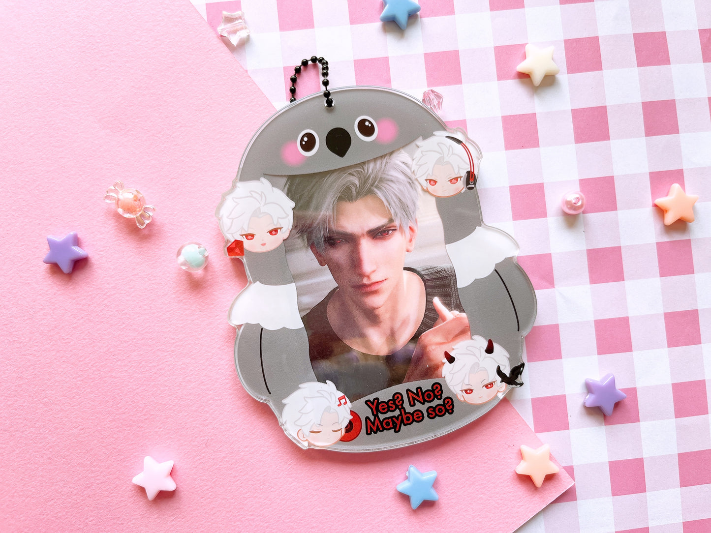 Sylus Love and Deep Space lads pc holder acrylic card holder photocard cardholder keychain