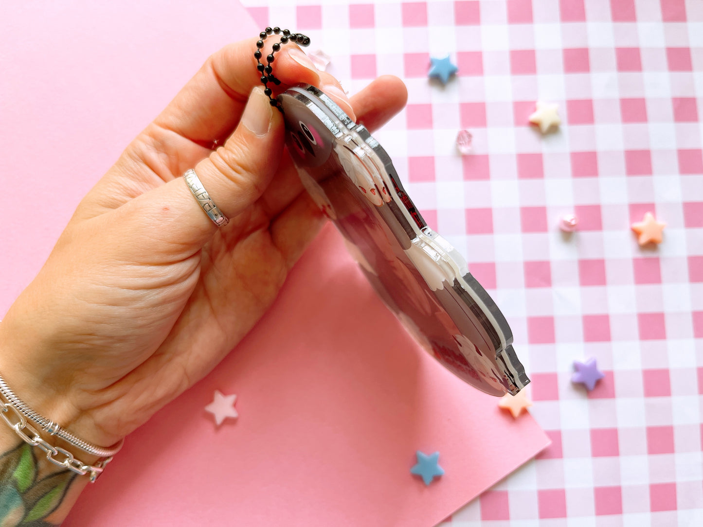 Sylus Love and Deep Space lads pc holder acrylic card holder photocard cardholder keychain