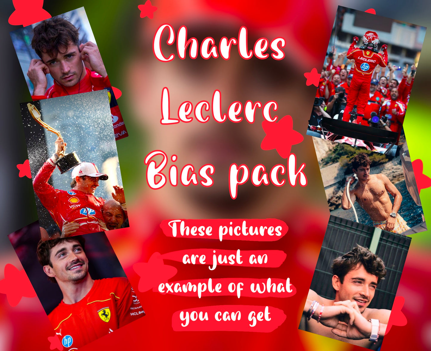 F1 Charles Leclerc bias pack (read description!) photocards