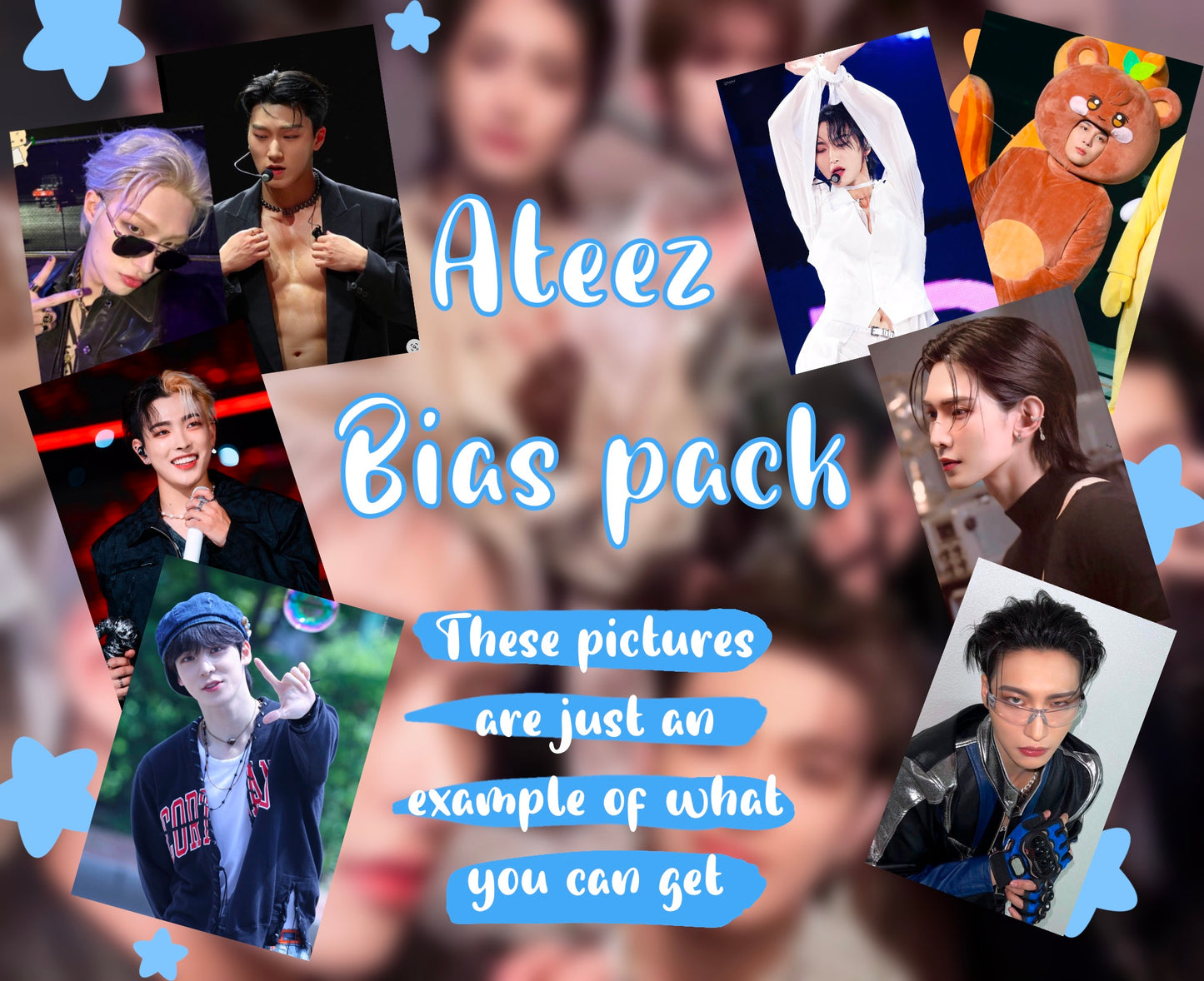 Ateez  Bias pack (read description!) photocards kpop