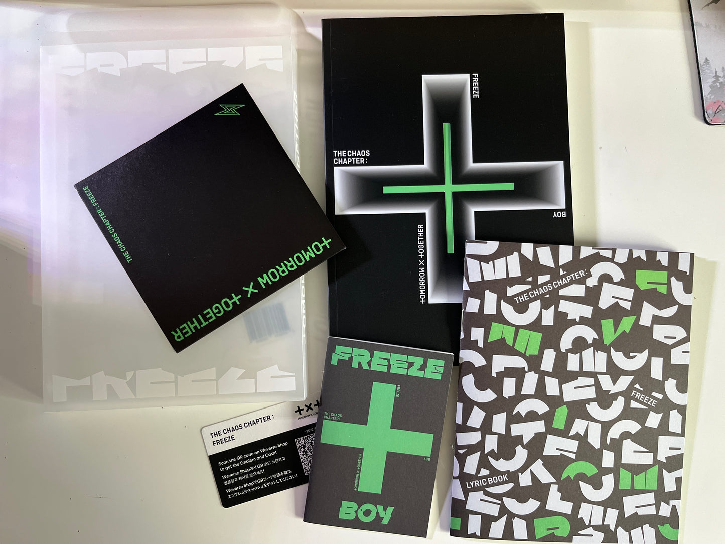 Txt tomorrow x Together album with some inclusions