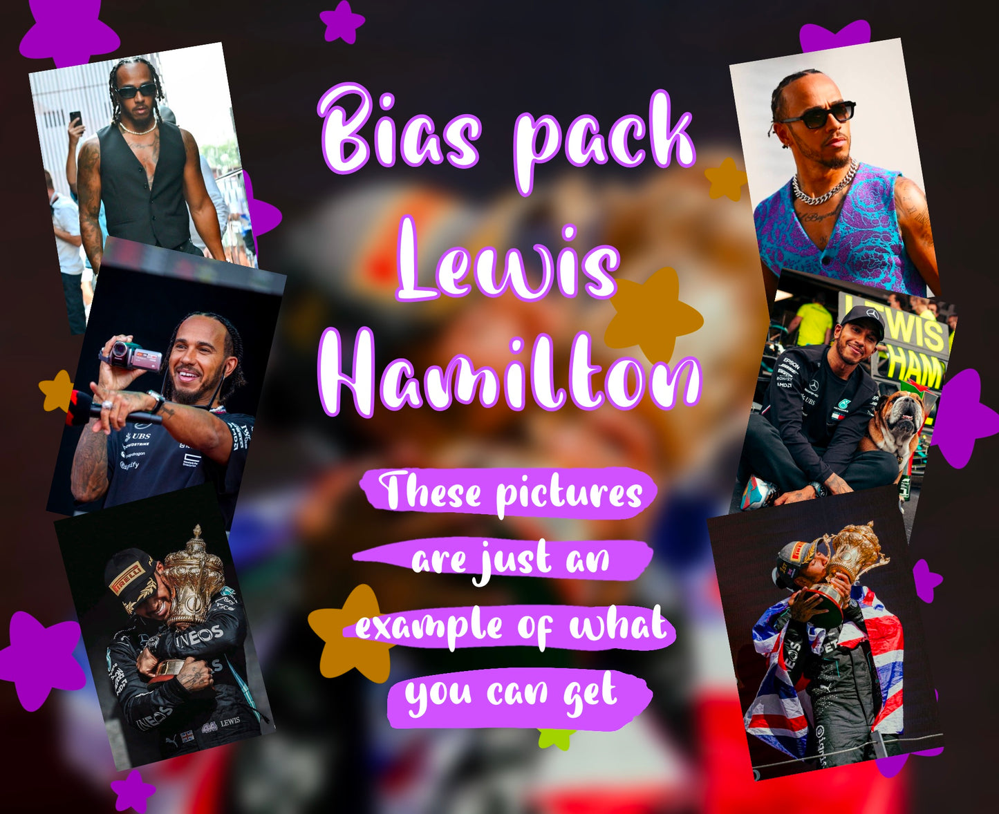 Lewis Hamilton F1 driver  Bias pack (read description!) photocards mercedes