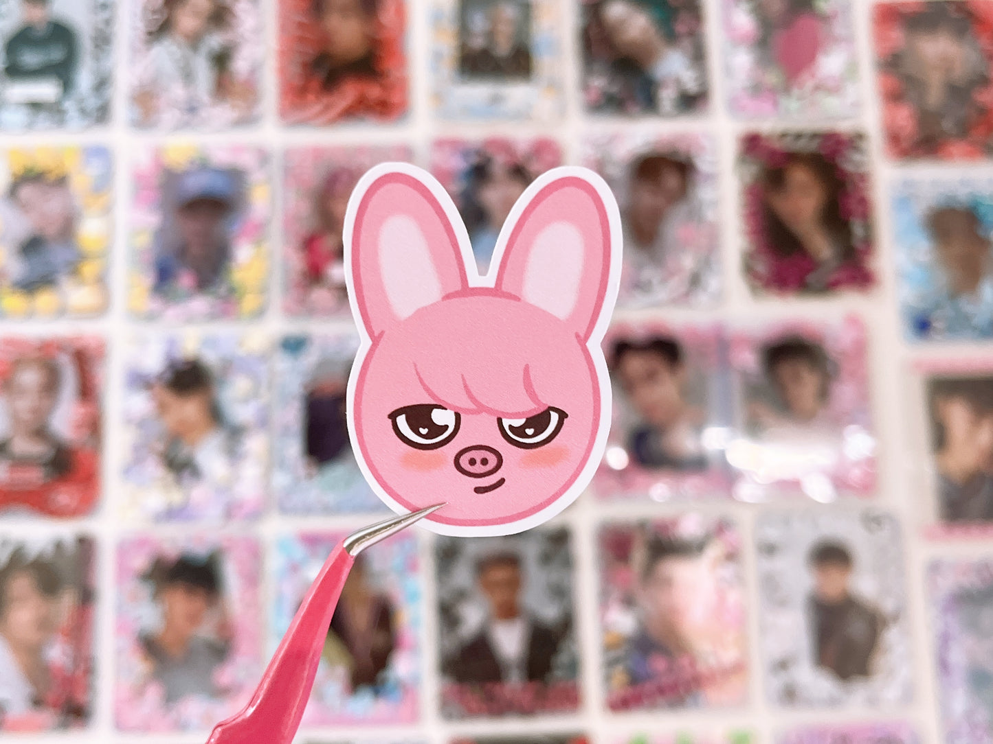 SKZOO flakes ot8  faces, sticker flakes pack