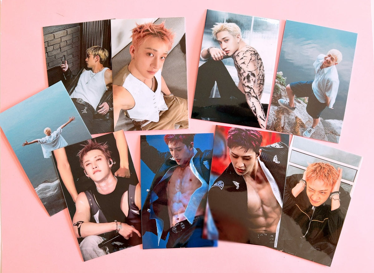 Bang Chan bias pack SKZ Stray Kids Bangchan channie blubble concert photocards