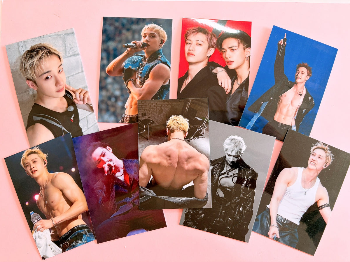 Bang Chan bias pack SKZ Stray Kids Bangchan channie blubble concert photocards