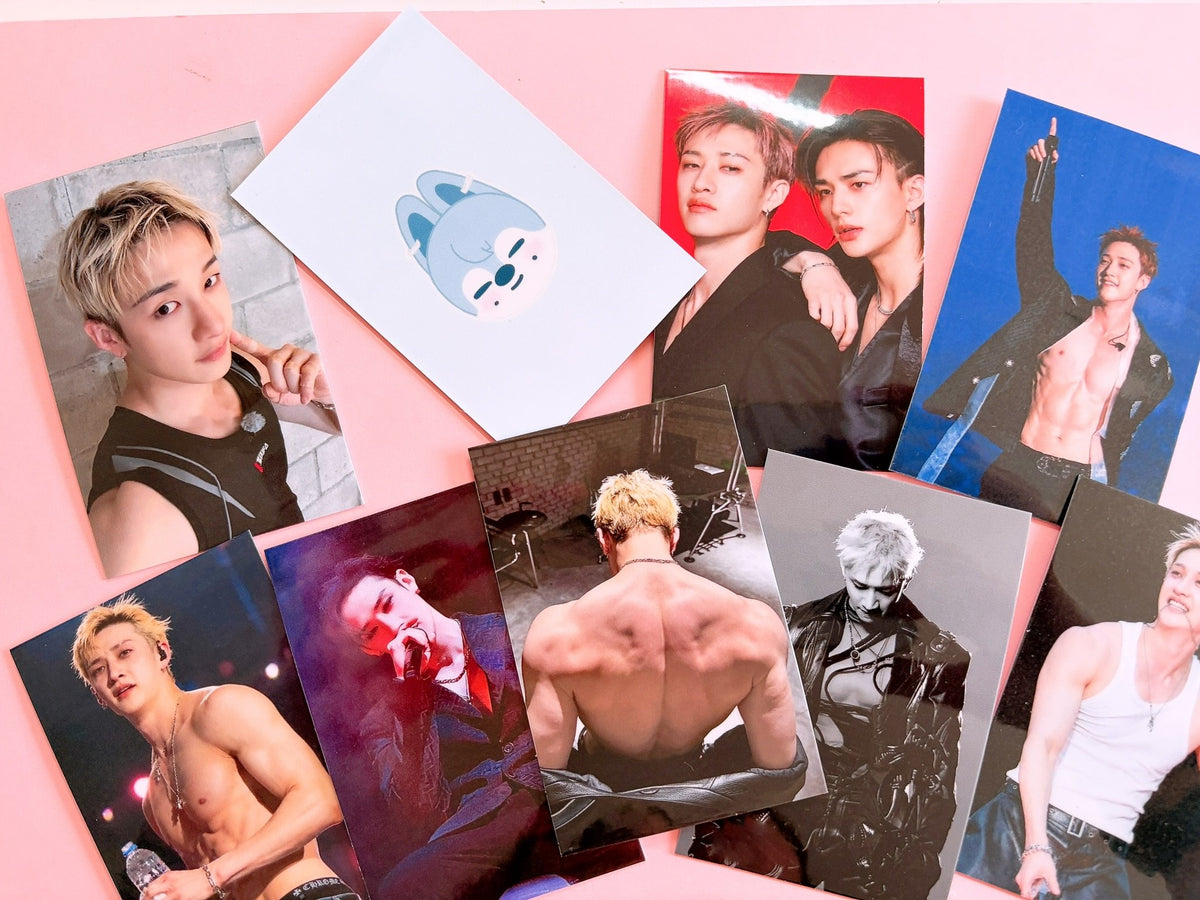 Bang Chan bias pack SKZ Stray Kids Bangchan channie blubble concert photocards