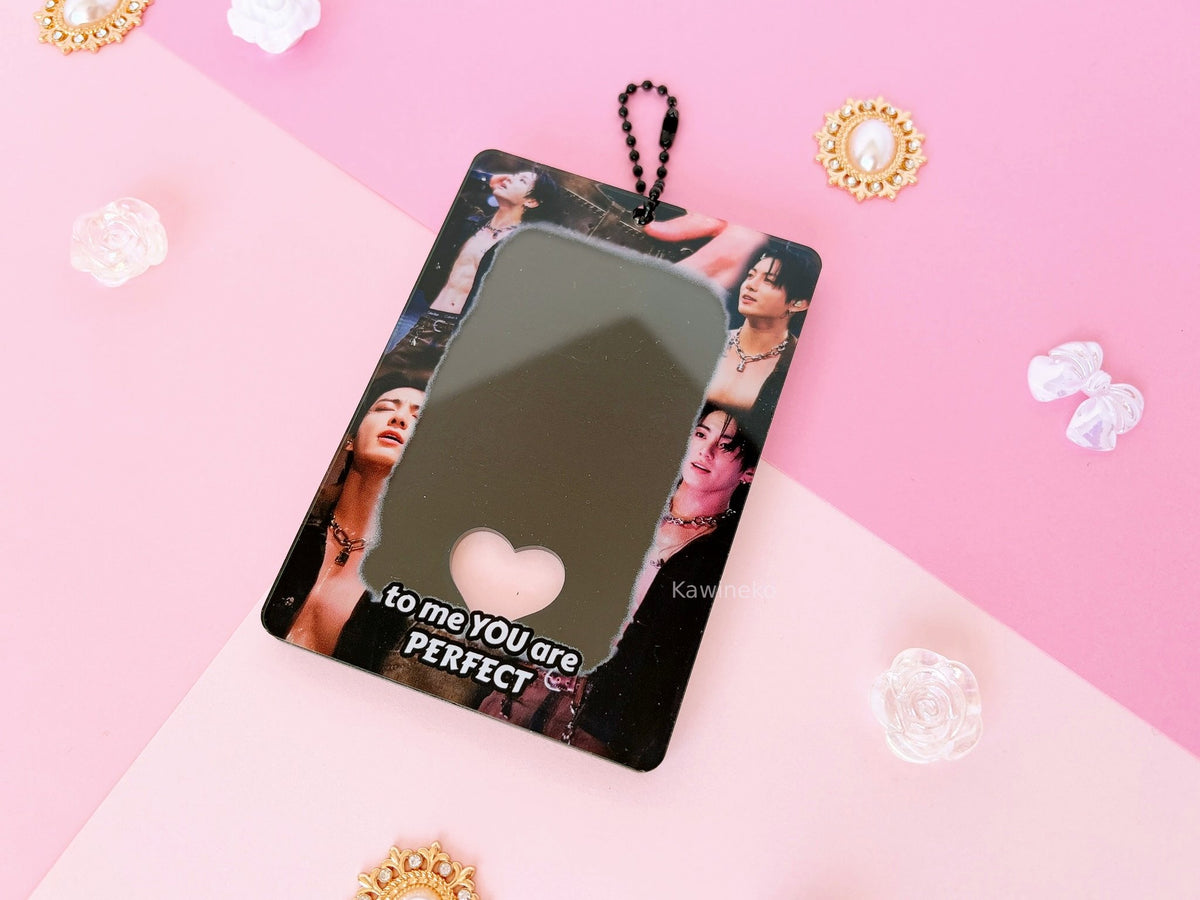 Jungkook JK LA D4 concert pc holder photocard keychain