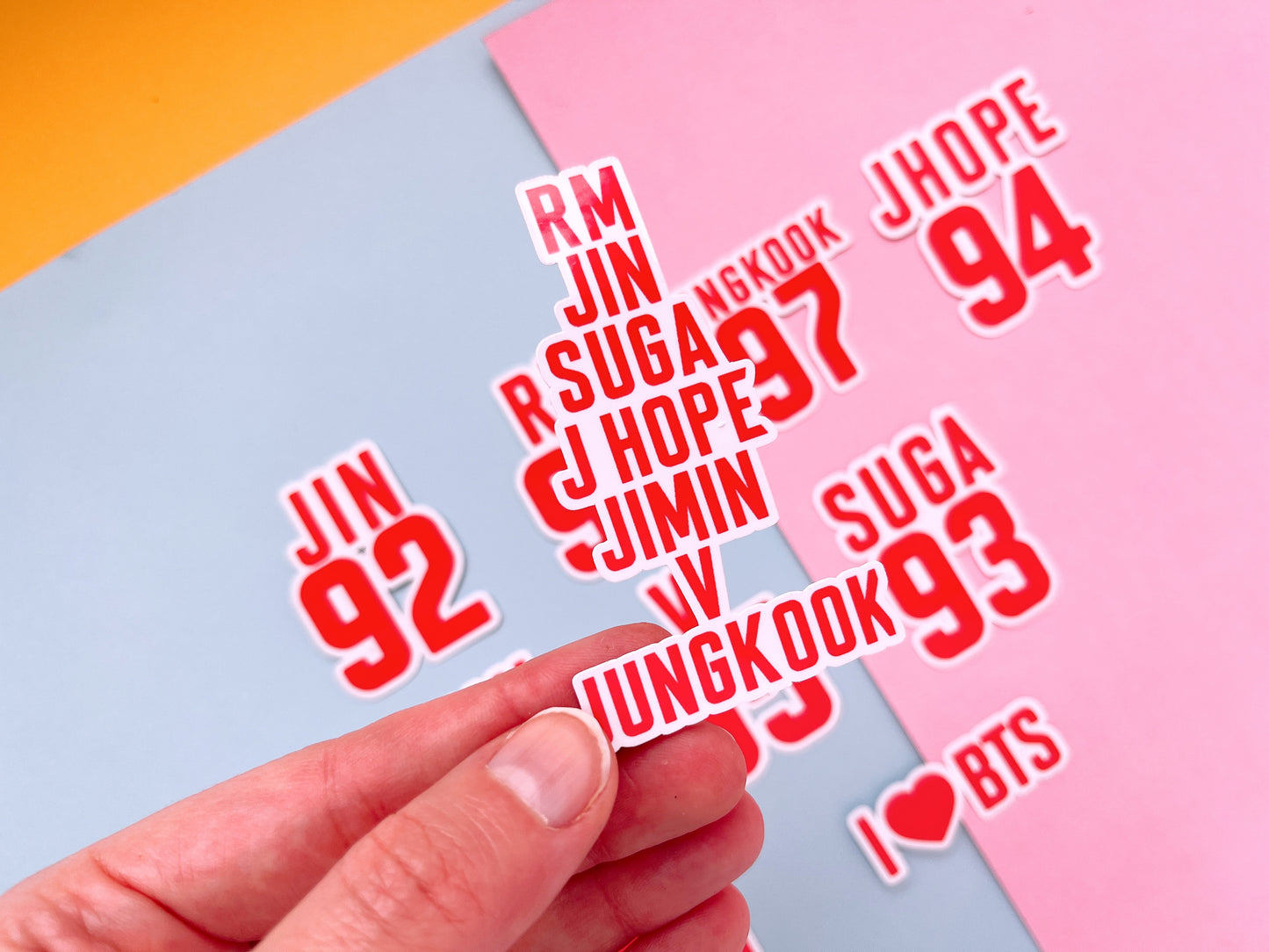 BTS tour waterproof arirang stickers Die cut bangtan