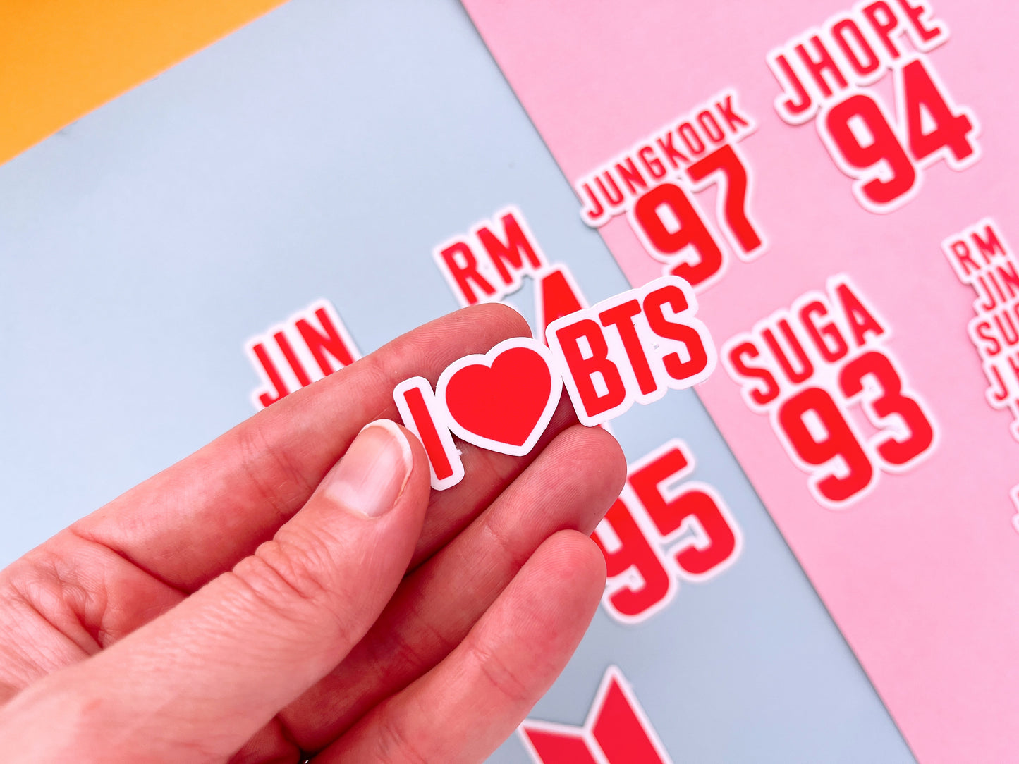 BTS tour waterproof arirang stickers Die cut bangtan