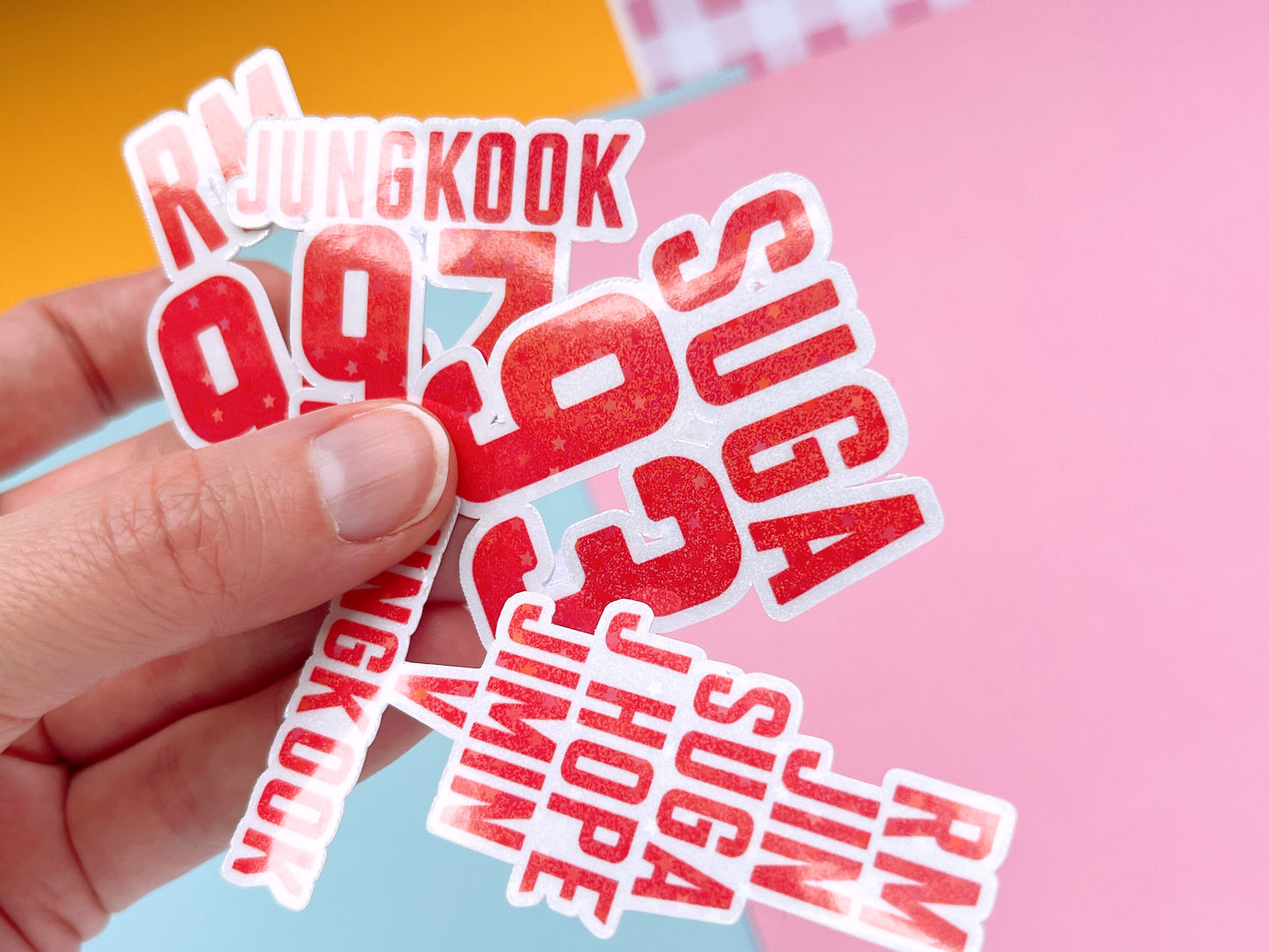 BTS tour waterproof arirang stickers Die cut bangtan