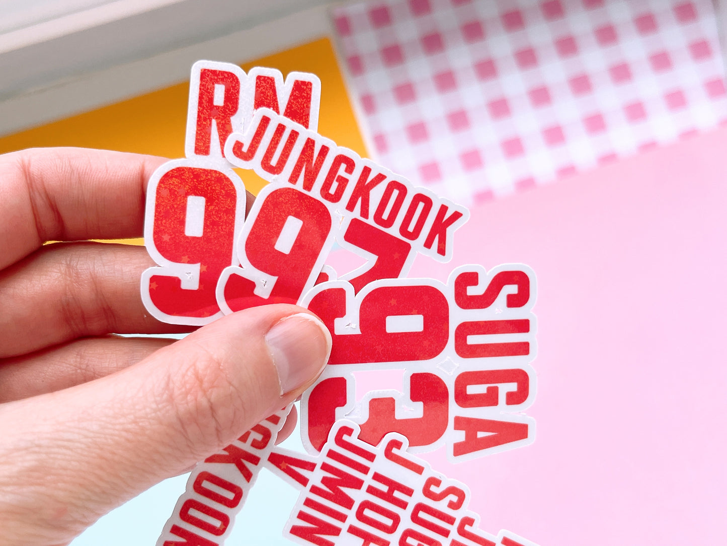 BTS tour waterproof arirang stickers Die cut bangtan