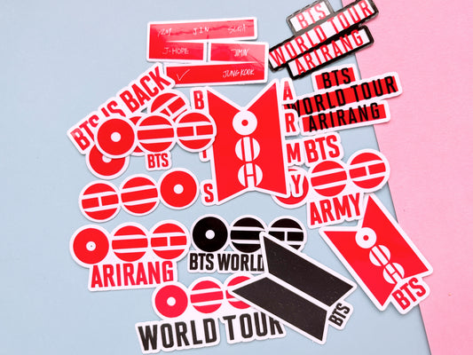 BTS tour waterproof arirang stickers Die cut bangtan