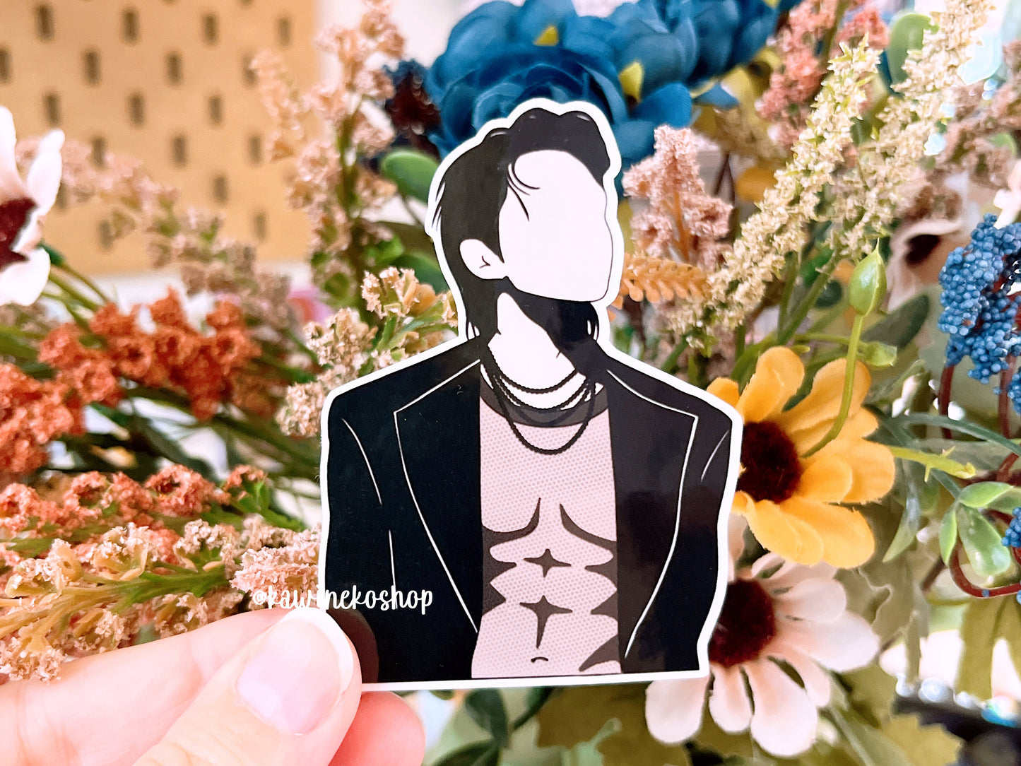 Jungkook JK Golden Seven Calvin Klein BTS waterproof Vinyl sticker Die cut