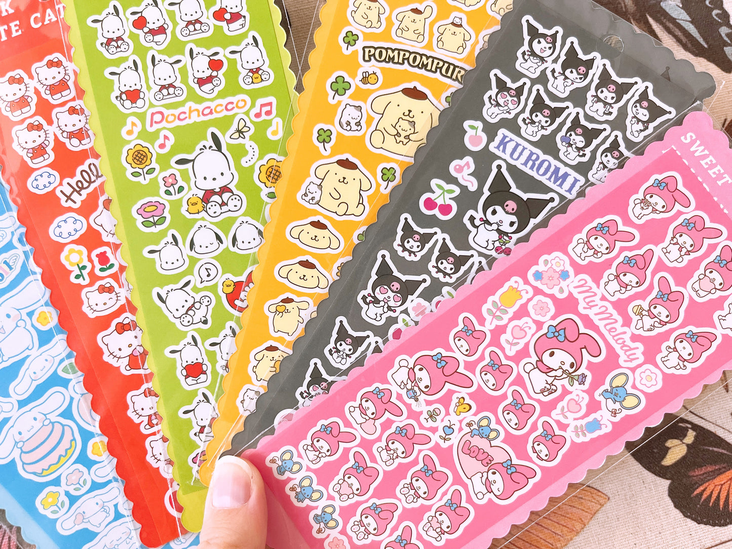 Small Sanrio Deco stickers