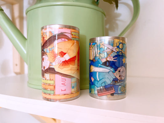 lovely anime style PET tape toploaders journaling deco washi tape