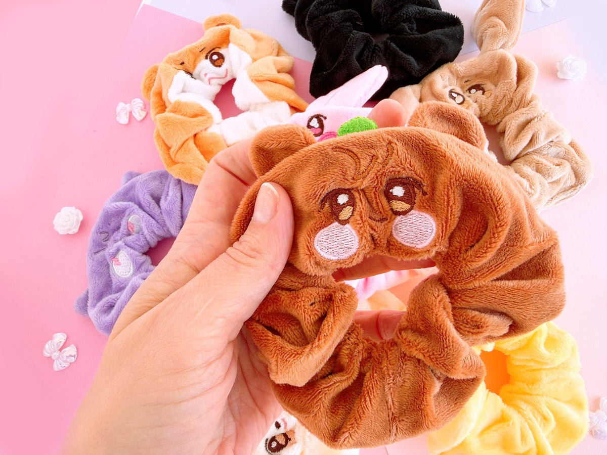 Ateez ANITEEZ Plush Hair Scrunchies Cute Hair Ties & Wristbands