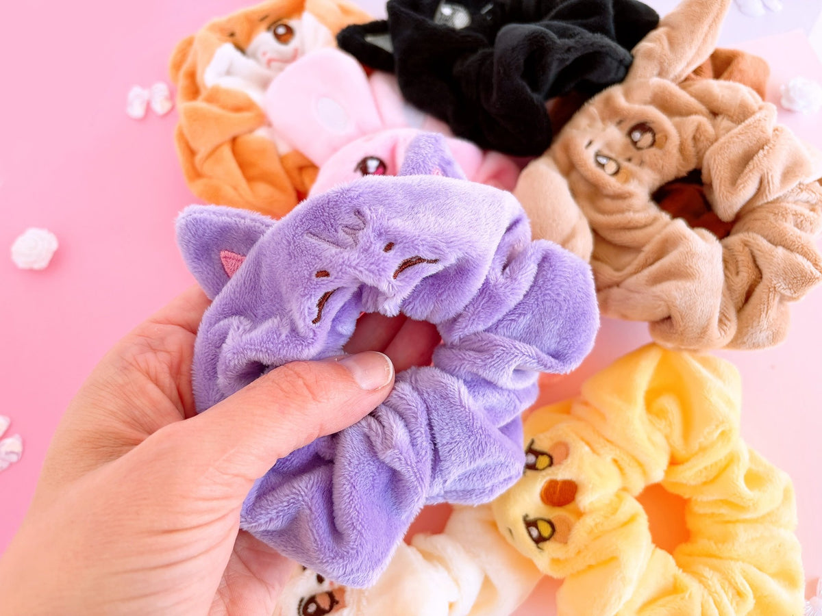 Ateez ANITEEZ Plush Hair Scrunchies Cute Hair Ties & Wristbands