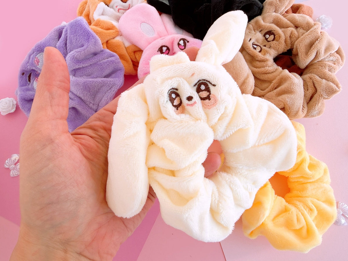 Ateez ANITEEZ Plush Hair Scrunchies Cute Hair Ties & Wristbands