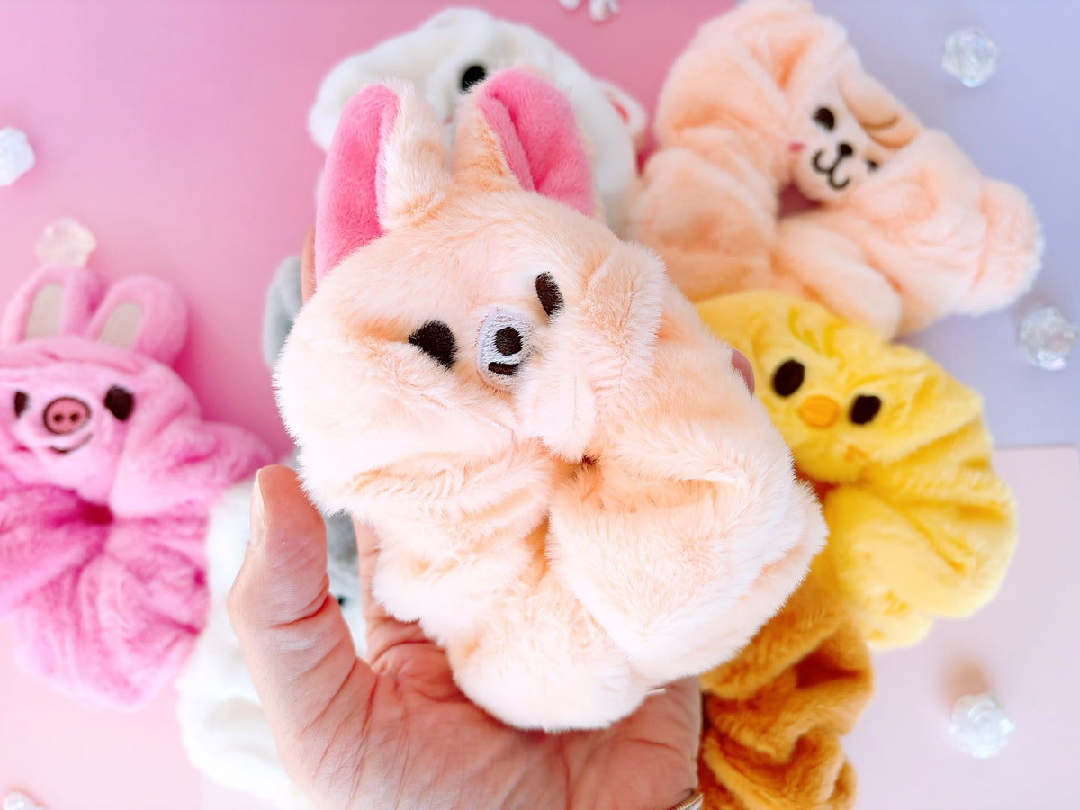 SKZOO Stray Kids Plush Hair Scrunchies Cute Animal Hair Ties & Wristbands
