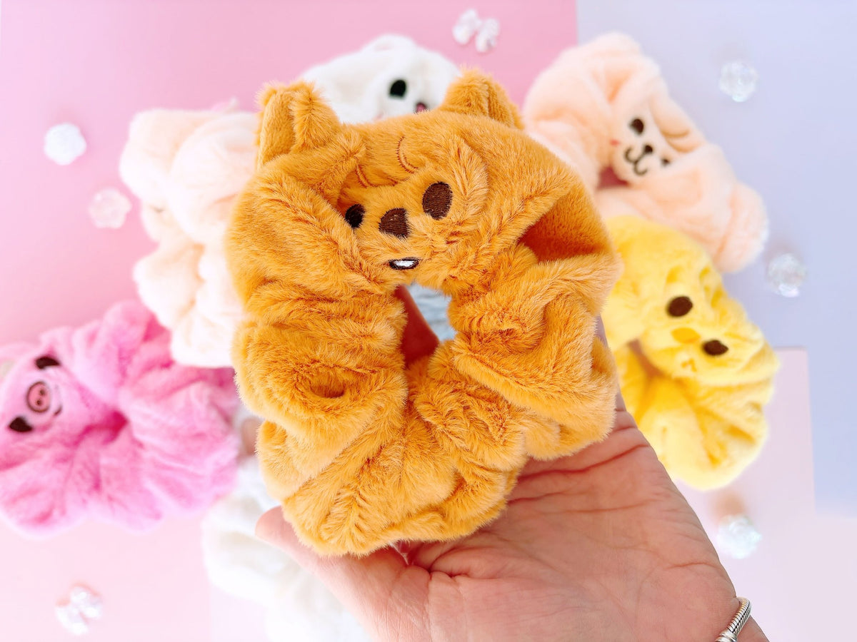 SKZOO Stray Kids Plush Hair Scrunchies Cute Animal Hair Ties & Wristbands