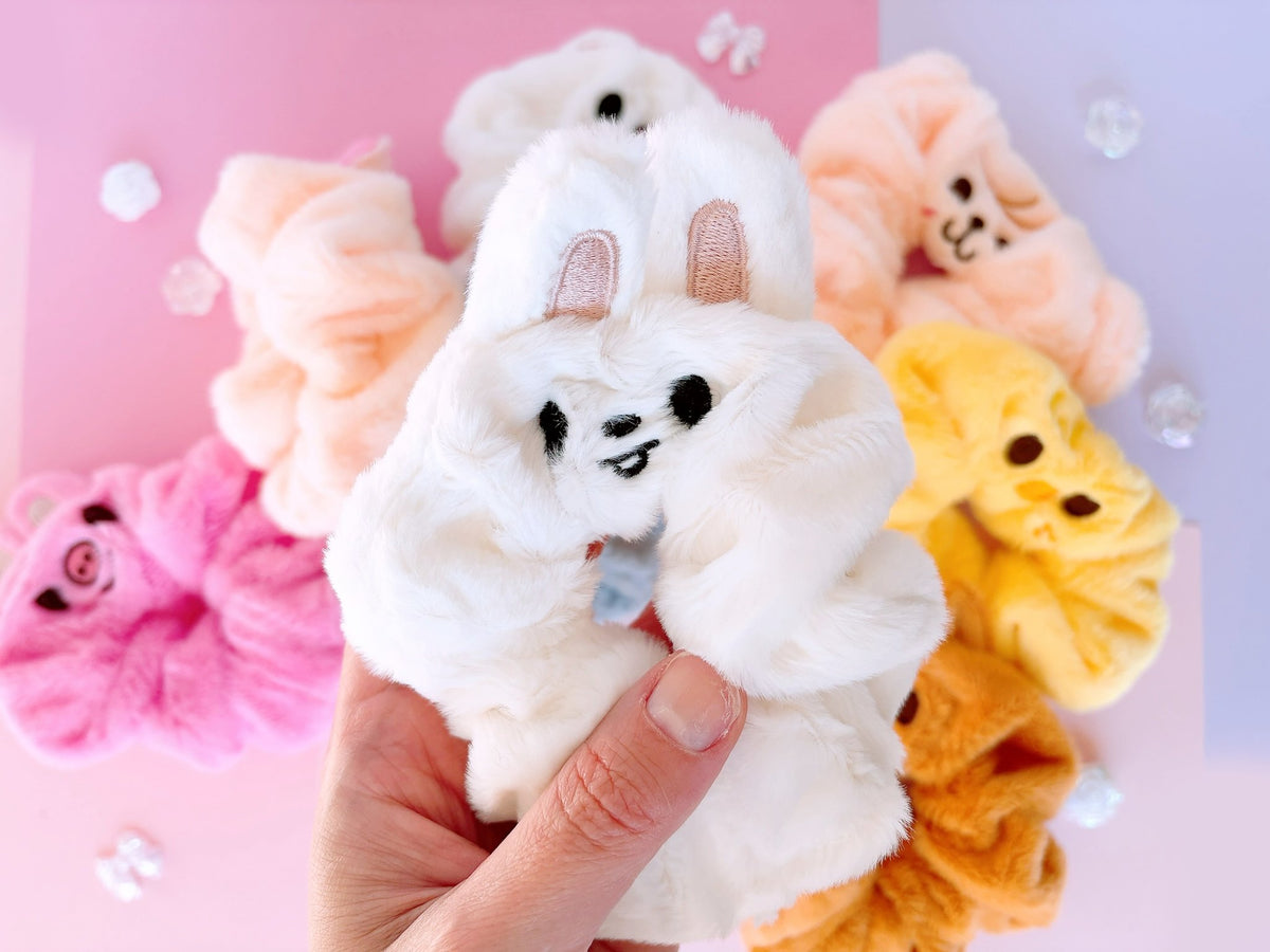 SKZOO Stray Kids Plush Hair Scrunchies Cute Animal Hair Ties & Wristbands