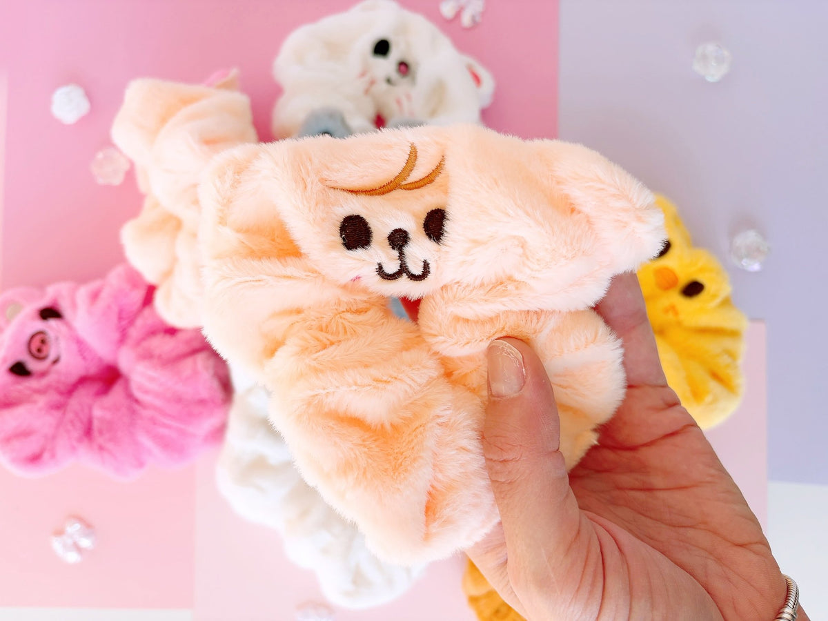 SKZOO Stray Kids Plush Hair Scrunchies Cute Animal Hair Ties & Wristbands