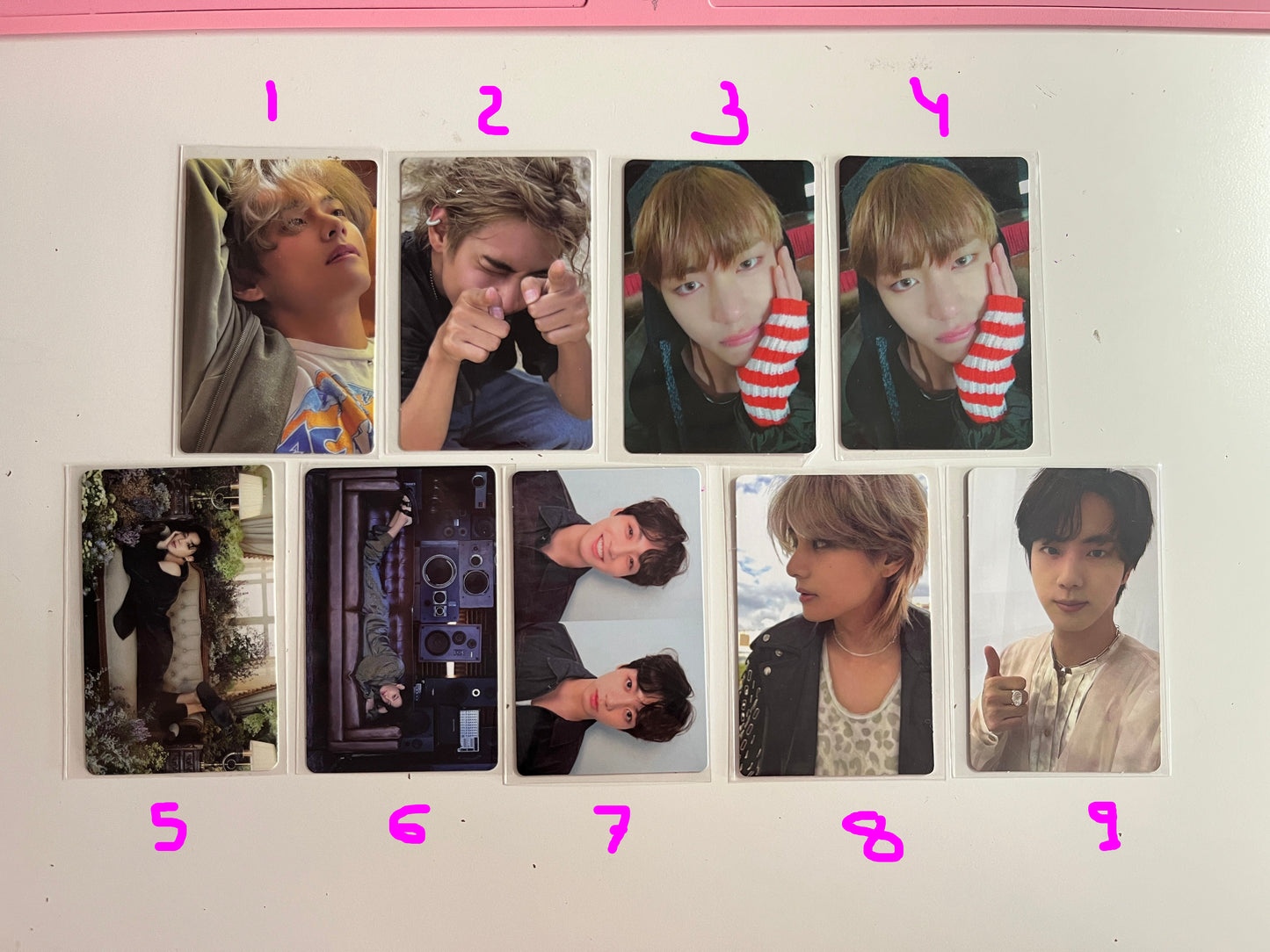 BTS official photocards