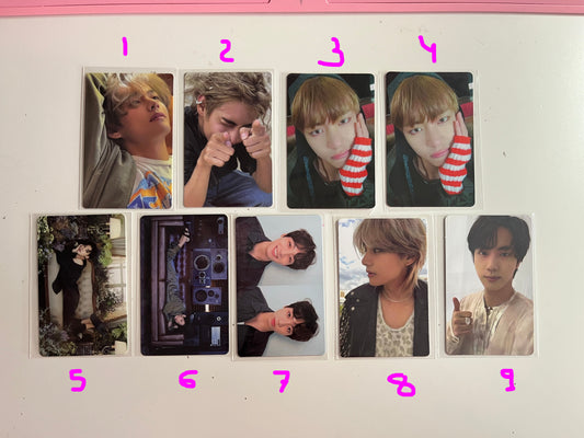 BTS official photocards