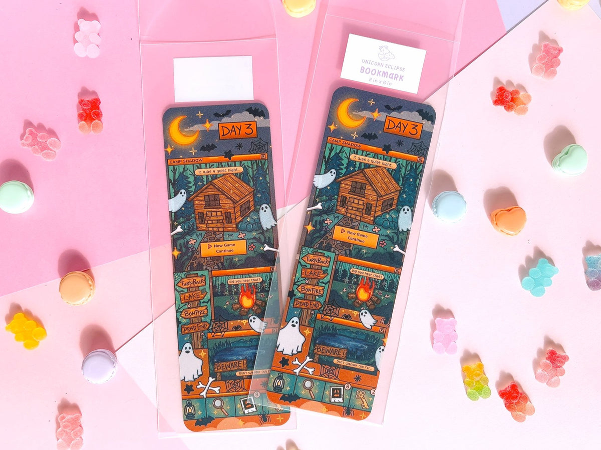 Camp Shadow Halloween Spooky by Unicorn Eclipse stationery sticky notes memopads bookmarks stickers washi notebook