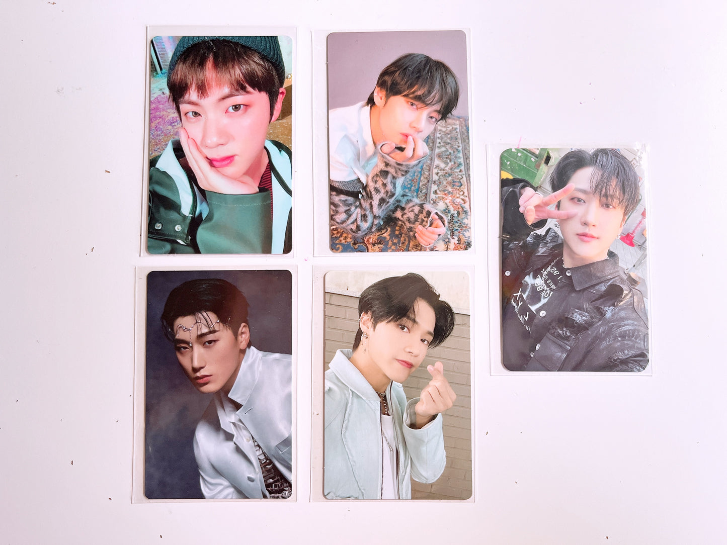 Ateez BTS stray kids  official photocards