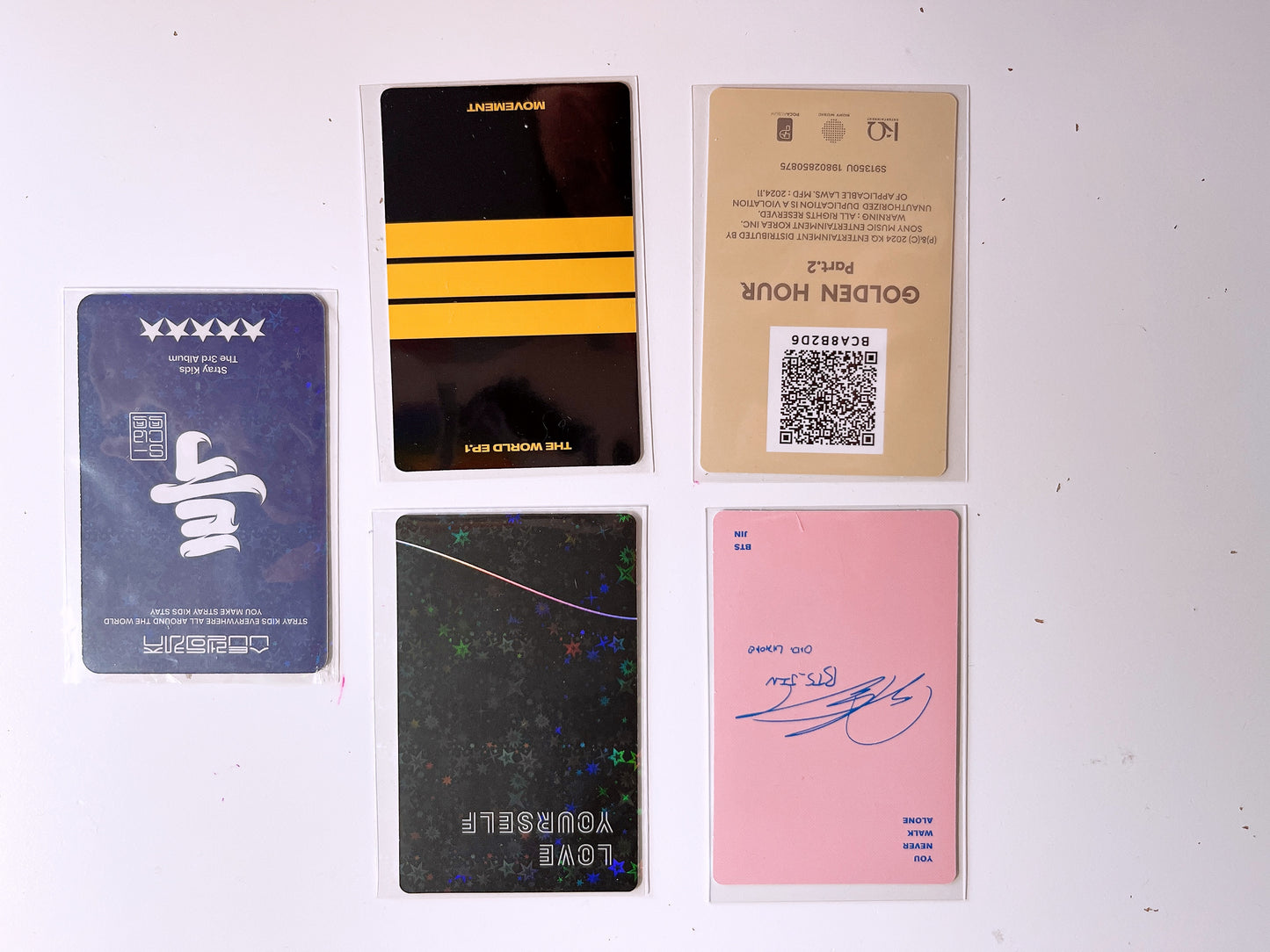 Ateez BTS stray kids  official photocards