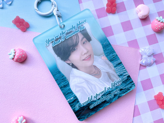 BTS swim world tour arirang pc holder army photocard keychains charms