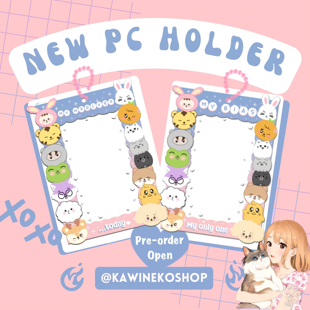 Seventeen SVT Double Window pc holder acrylic card holder kpop photocard cardholder keychain