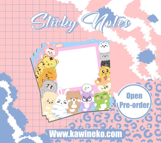 PRE-ORDER// svt carat kpop sticky notes stationery seventeen