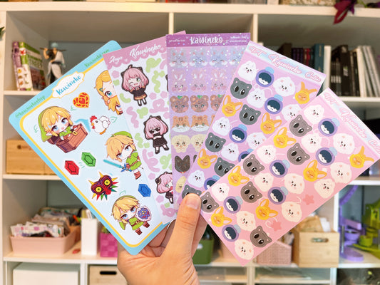 Pick your oops sticker sheet!, happy accidents!