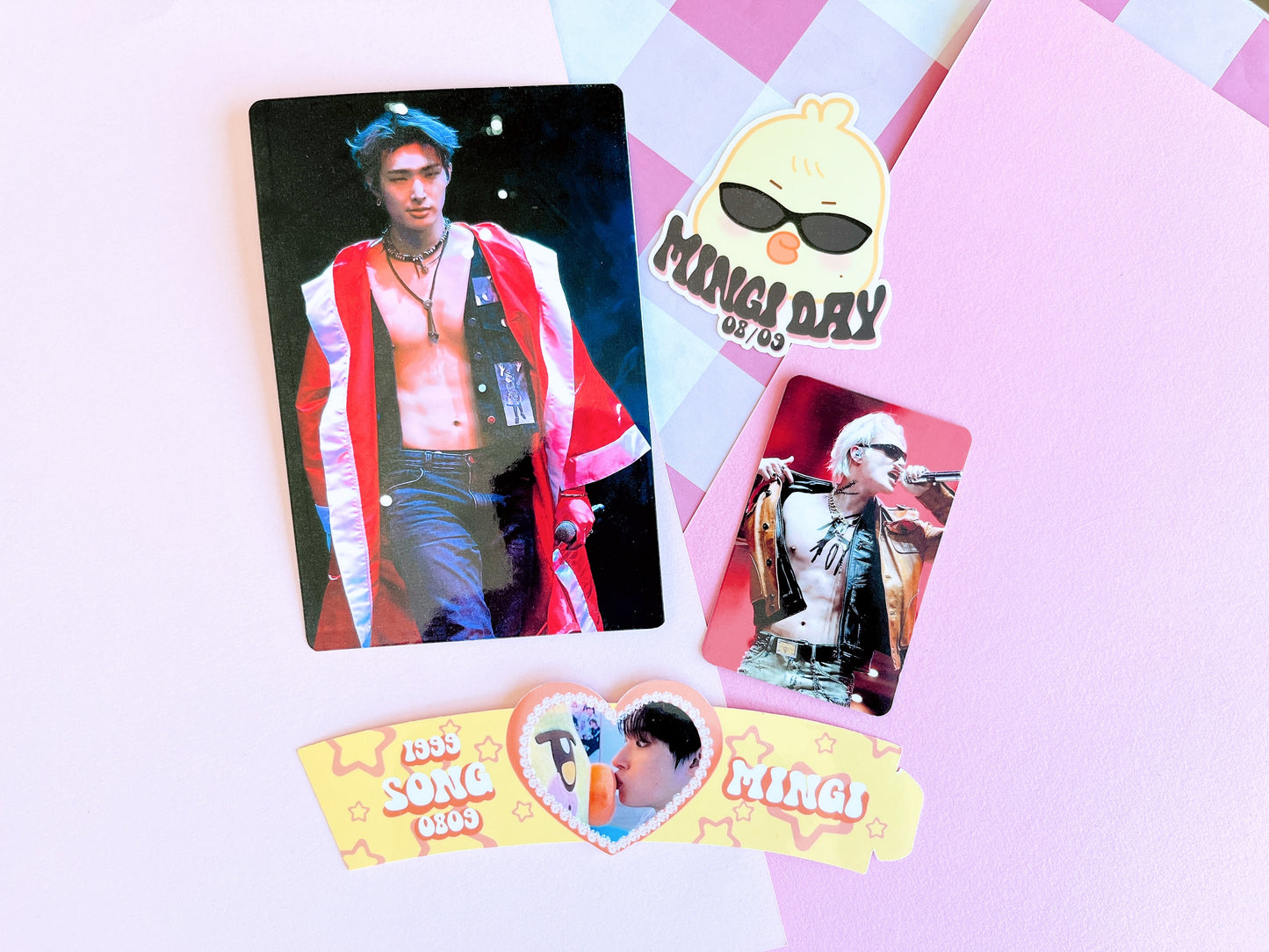 Mingi Day birthday Cup sleeve Ateez merch tier pack