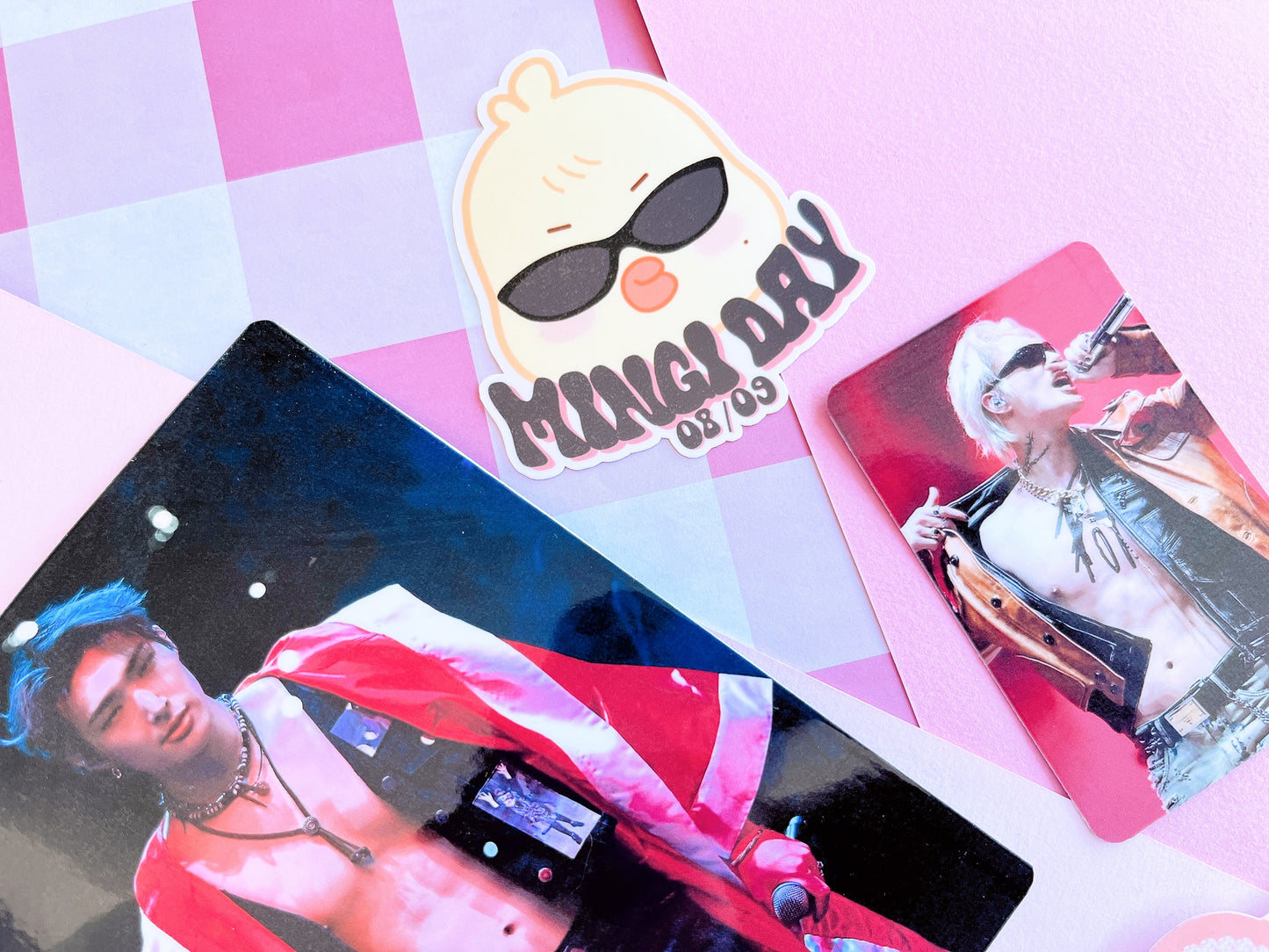 Mingi Day birthday Cup sleeve Ateez merch tier pack