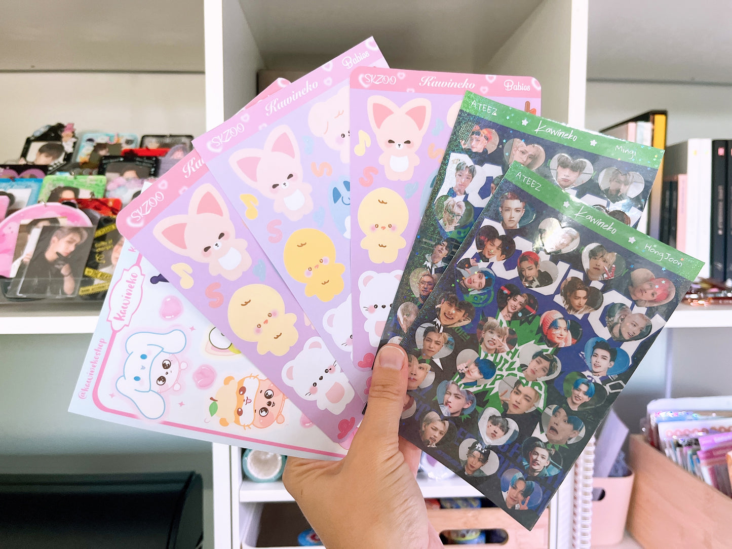 Pick your oops sticker sheet!, happy accidents!