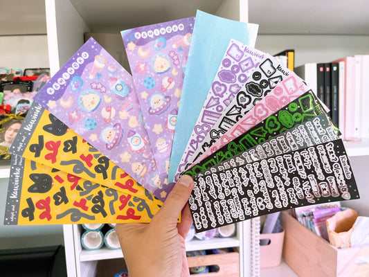 Pick your oops sticker sheet!, happy accidents!