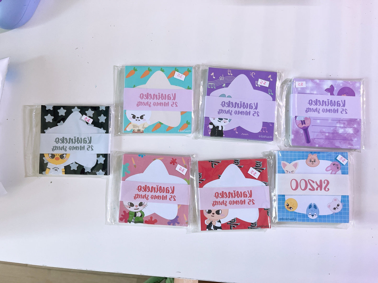 clearance memosheets made at home