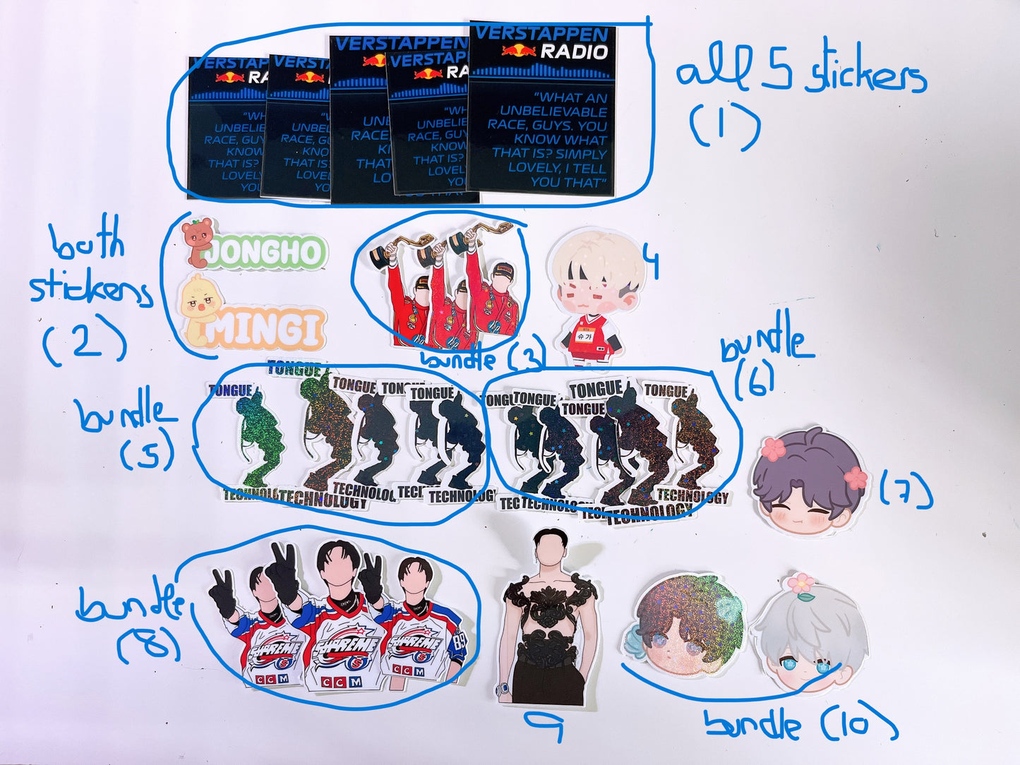 oops stickers