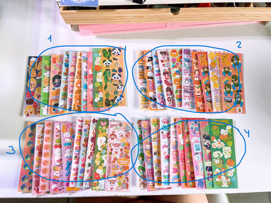 discontinue stickers