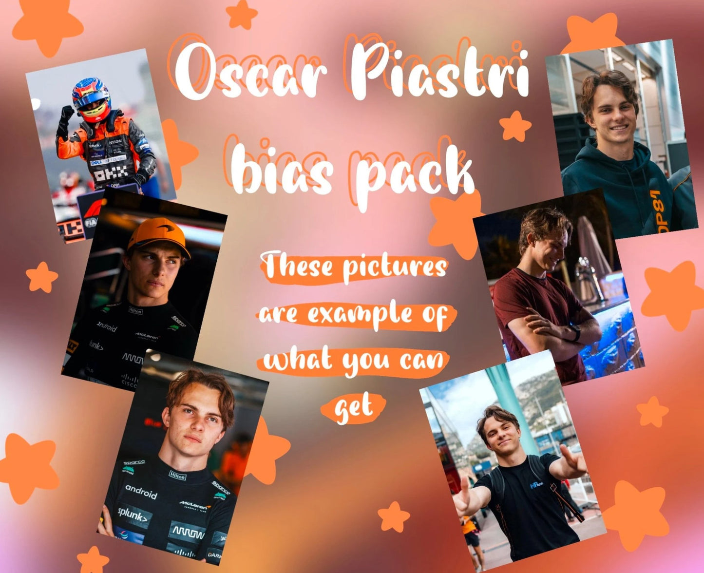 F1 Oscar Piastri driver  Bias pack (read description!) photocards