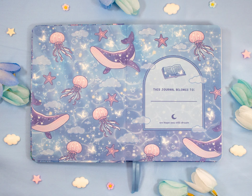 Reading Room stationery by Unicorn Eclipse notebook journal sticky notes memopad washi tape