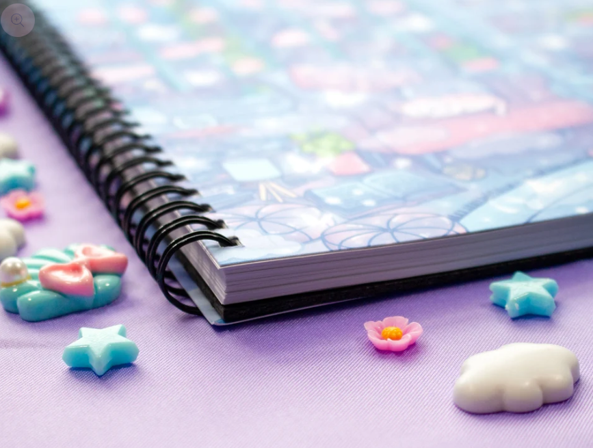 Reading Room stationery by Unicorn Eclipse notebook journal sticky notes memopad washi tape